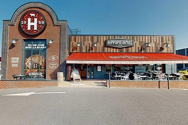 Façade du restaurant Hippopotamus
