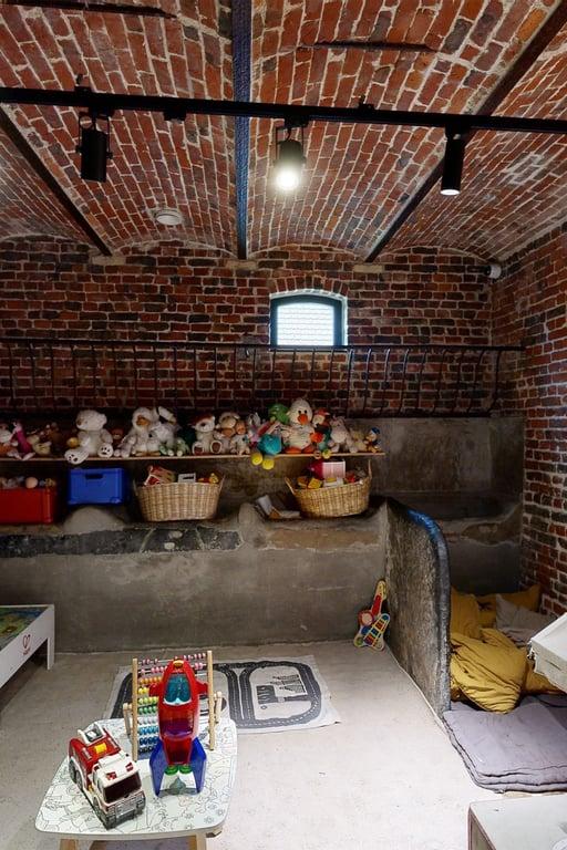 Salle de jeux pour enfant à l'estaminet de la ferme aux oies